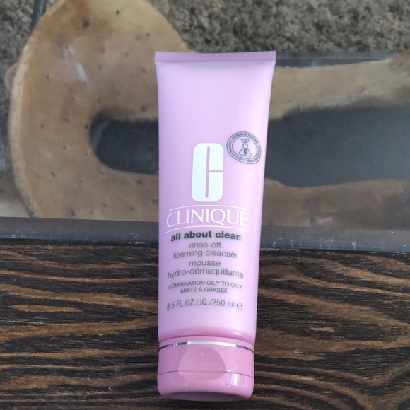 Clinique Skincare New Clinique Jumbo Size All About Clean Rinse Off Foaming Cleanser 85 Oz